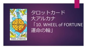 タロット占い|運命の輪のカードの意味